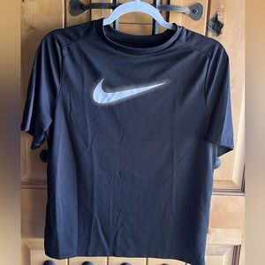 Nike Black Tee with Iconic Swoosh